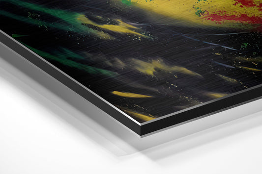 Bob Marley Brushed Aluminium Dibond Wall Art