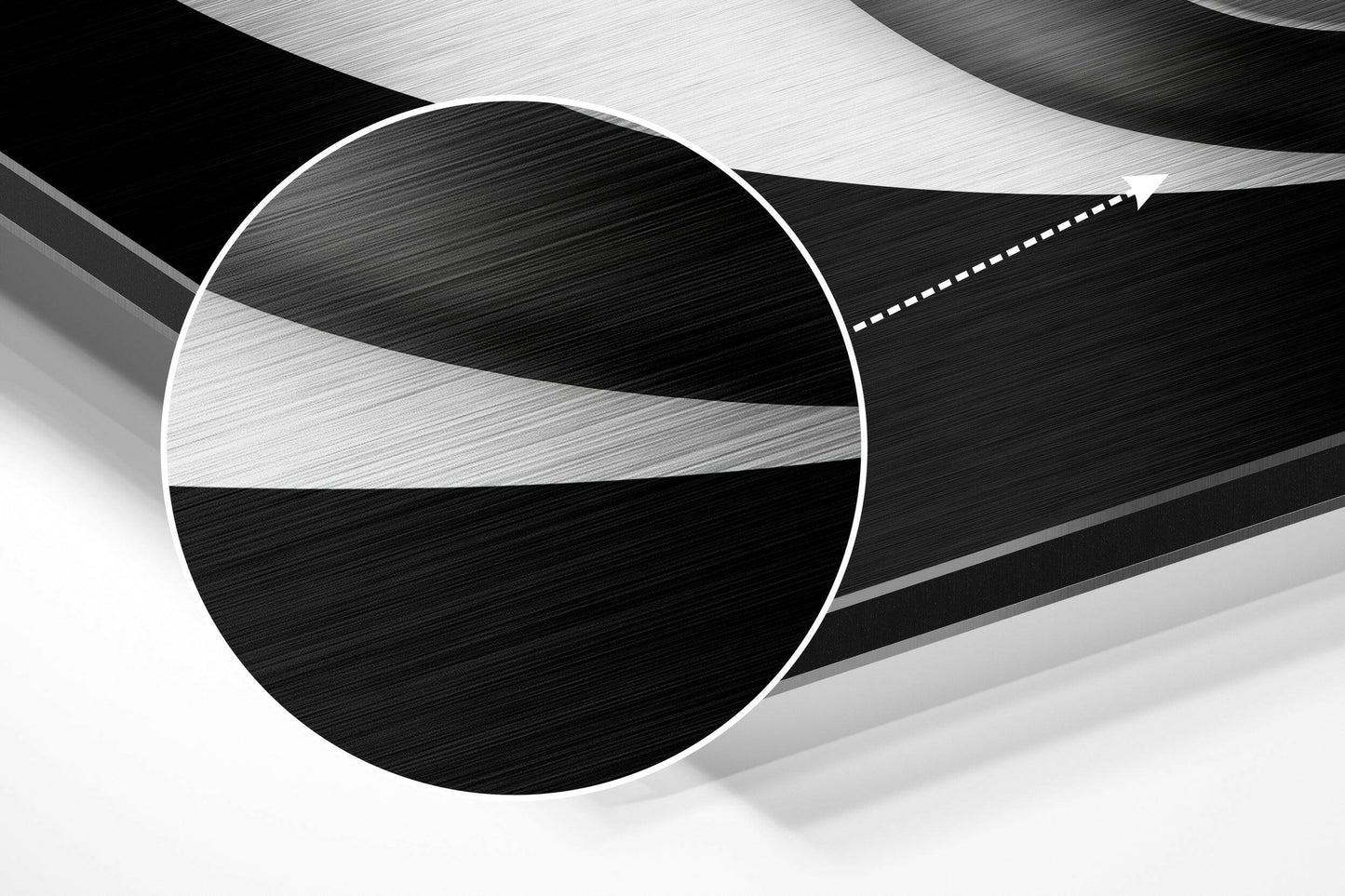 Ying Yang Skulls Brushed Aluminium Dibond Wall Art