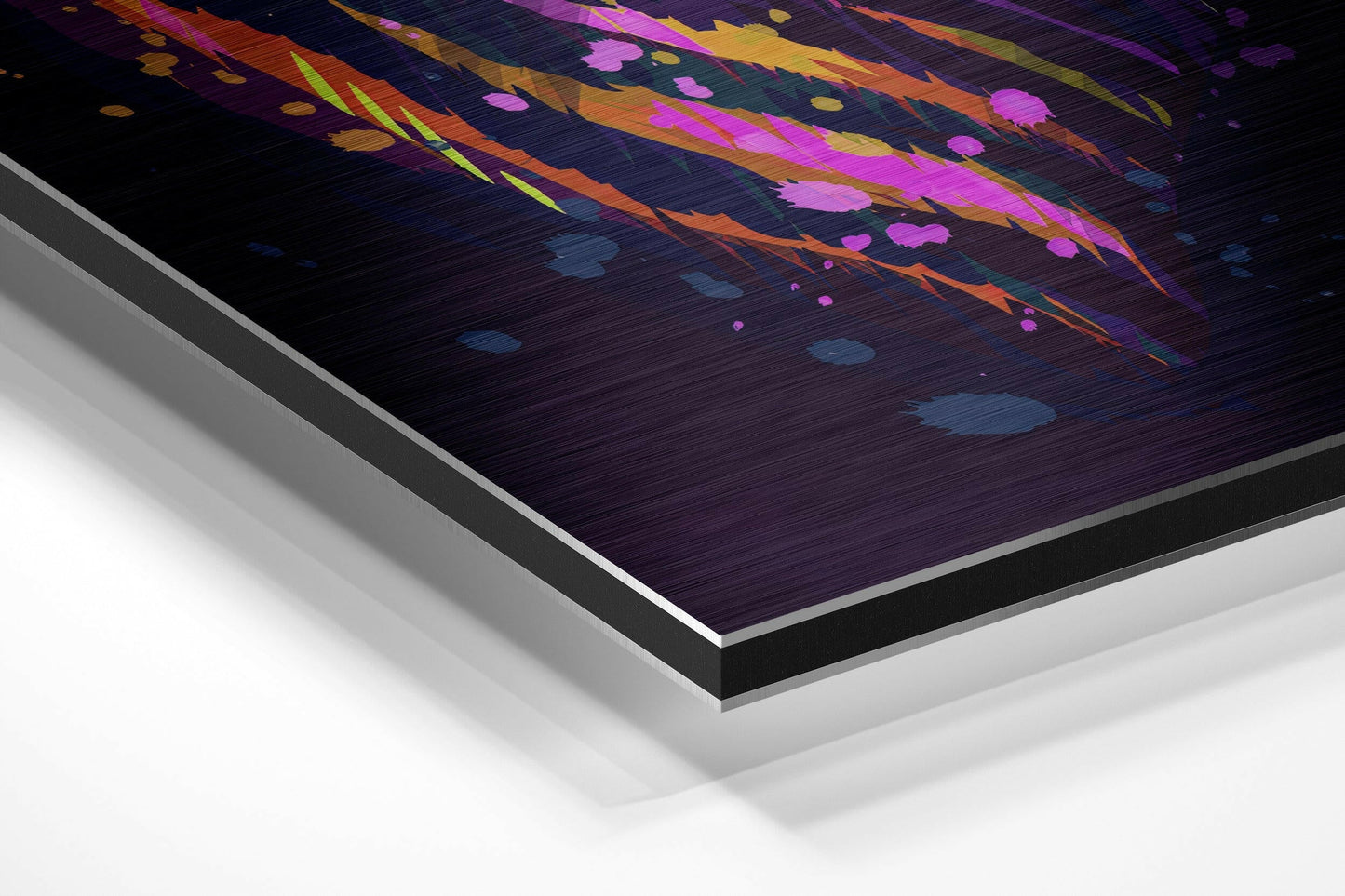 Zebra Brushed Aluminium Dibond Wall Art